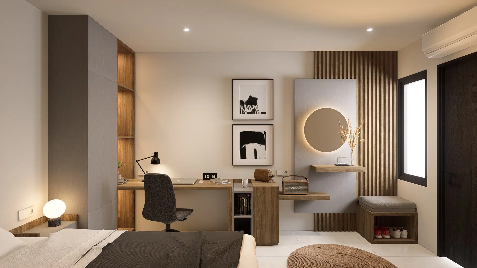 Desain interior kamar kos