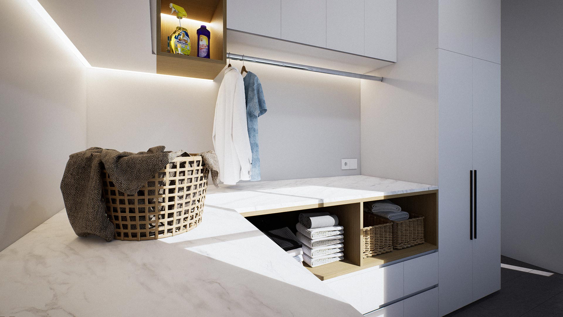 Laundry room Mrs. FM - Moga Interior Jogja Laundry room Mrs. FM - Moga Interior Jogja