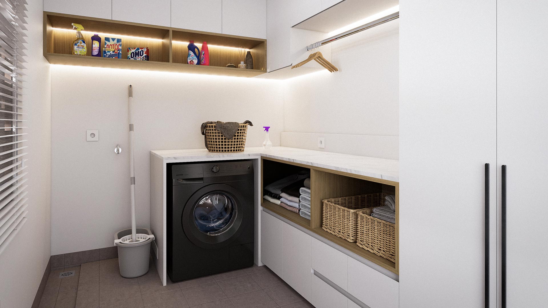 Laundry room Mrs. FM - Moga Interior Jogja Laundry room Mrs. FM - Moga Interior Jogja