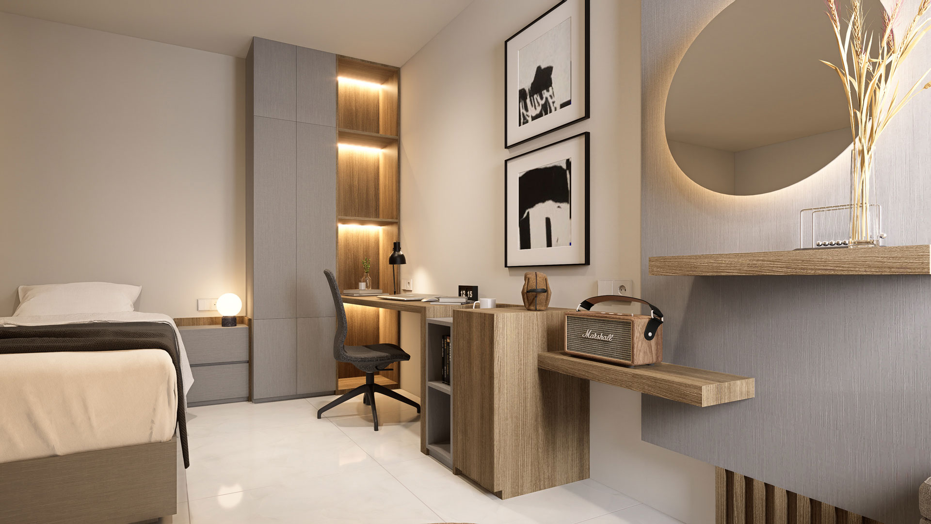 Interior Kamar Kos Mr. MS - Moga Interior Jogja