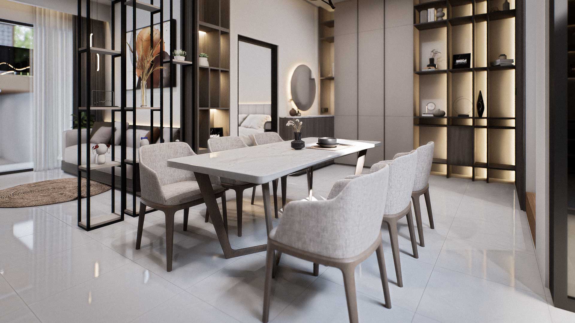 Interior rumah minimalis modern Mr. SE - Moga Interior Jogja